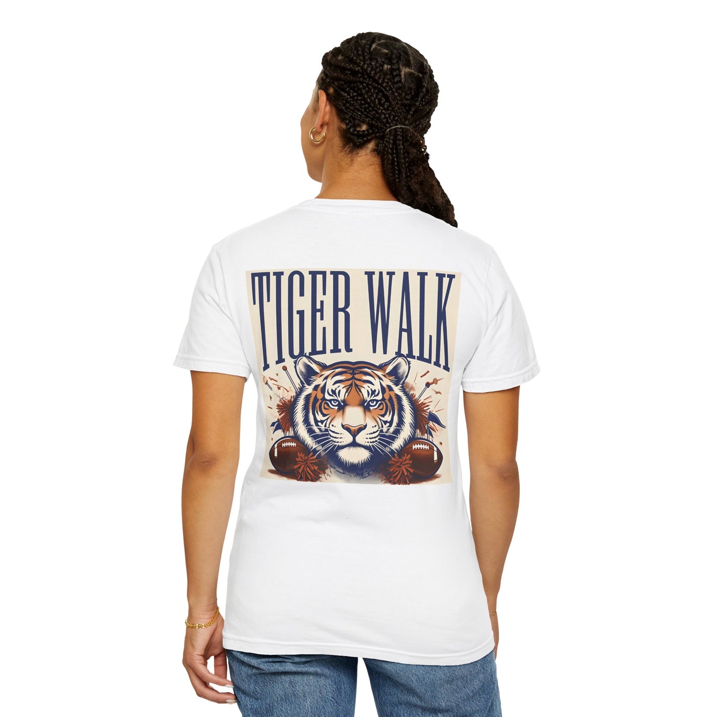War Eagle Tiger Walk Unisex T-Shirt, Casual Tee, College Apparel, Game Day Shirt, Sports Fan Gear, Gift for Auburn Fans