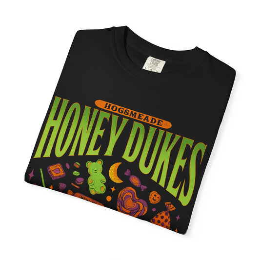 Honey Dukes Wizarding T-Shirt | Unisex Garment-Dyed Tee, Perfect for Fans, Gifts, Celebrations, Cosplay, and Everyday Wear