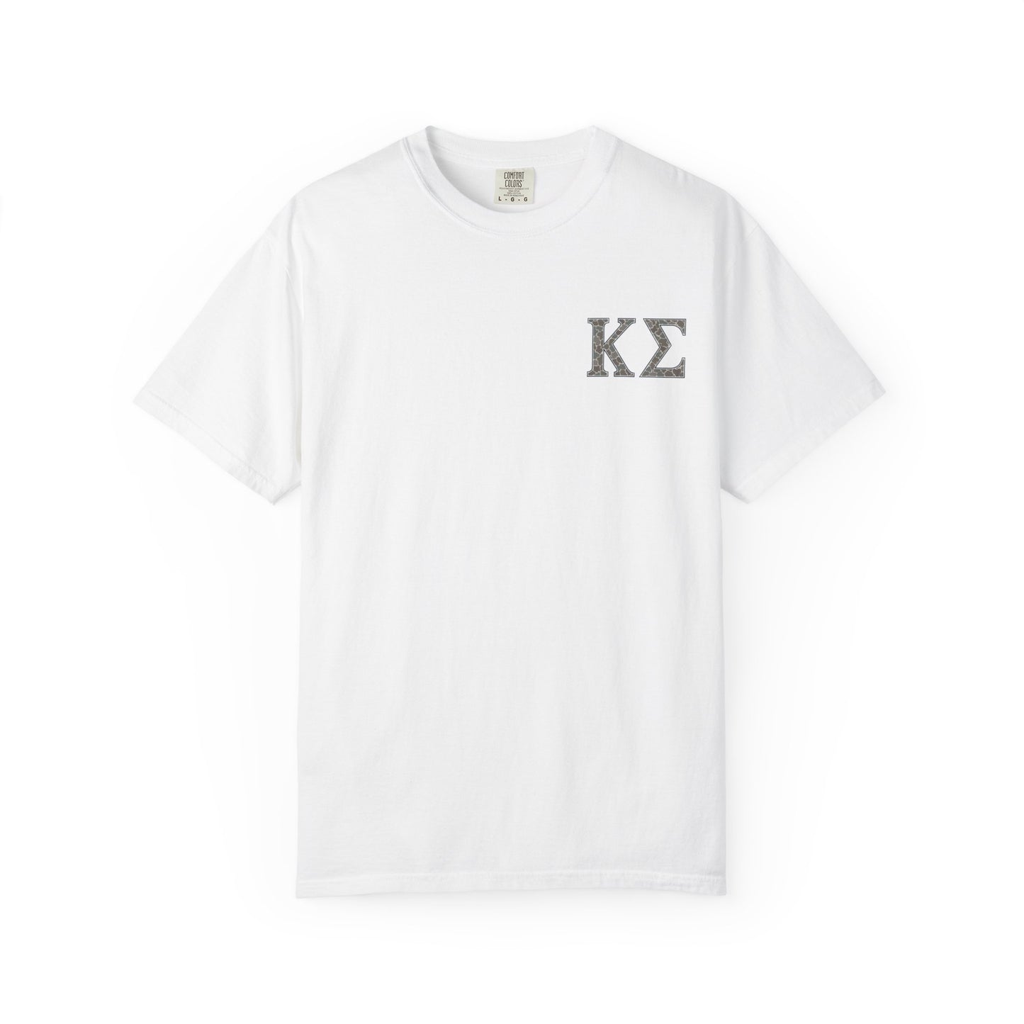 Kappa Sigma Garment-Dyed Unisex T-Shirt, Casual Wear, Greek Life Apparel, College Student Gift, Comfy Streetwear