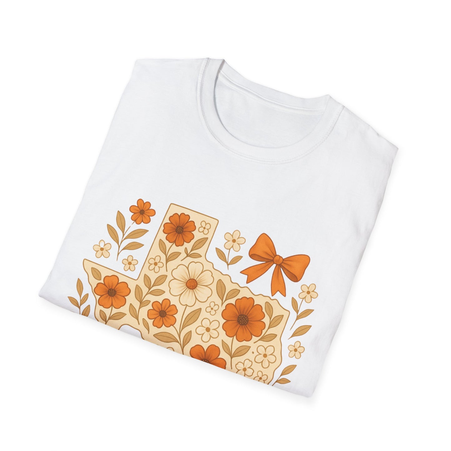 Texas Floral Unisex T-Shirt, Gift for Texans, Spring & Summer Wear, Festival Attire, Southern Charm Shirt