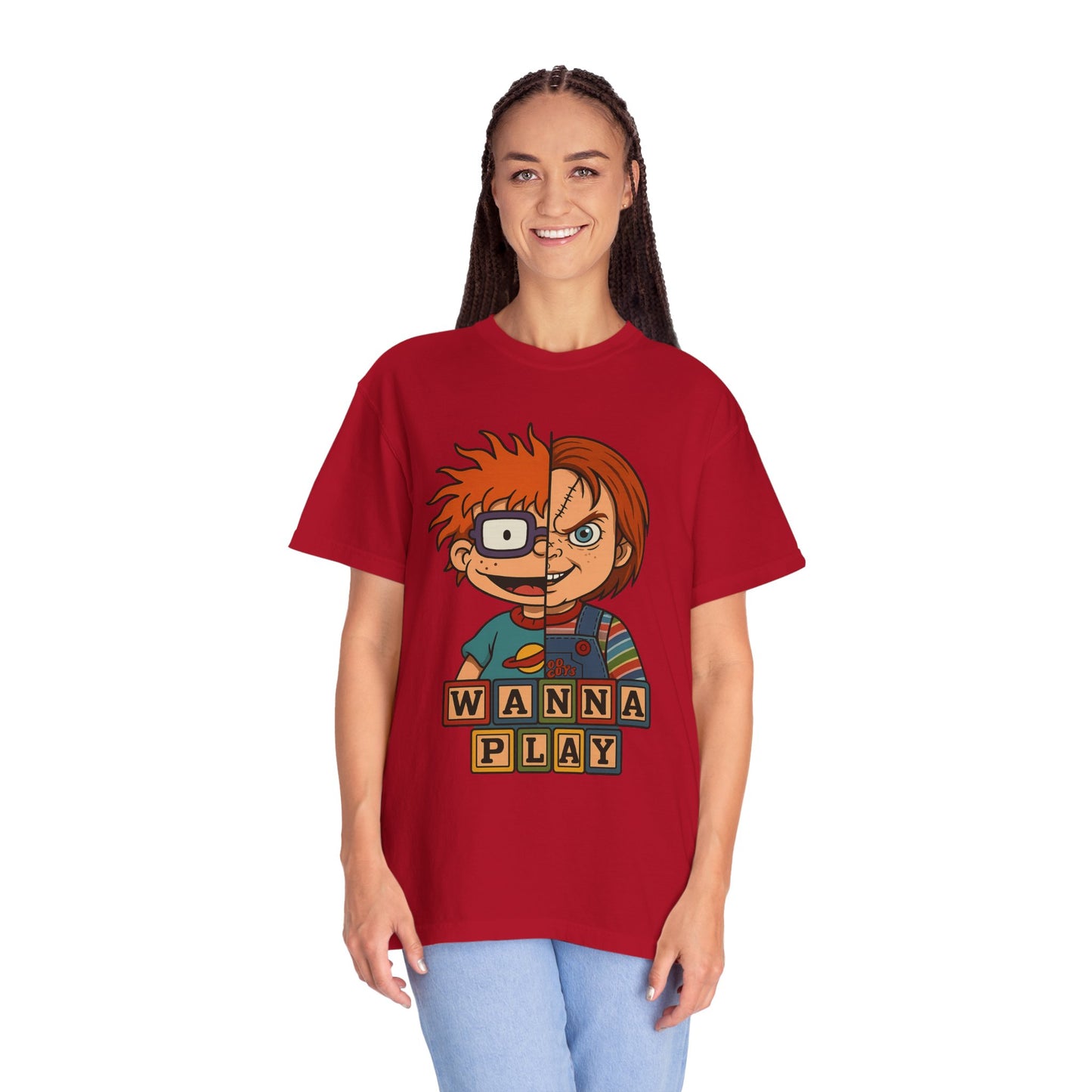 Two Faced Halloween Chucky-Inspired Unisex T-Shirt