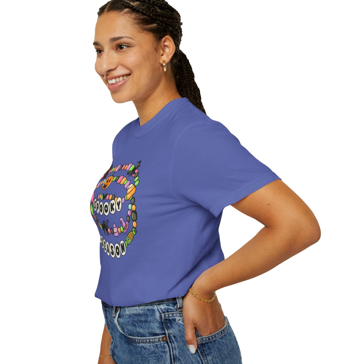 Spooky Season Friendship Bracelet T-shirt | Halloween Fun, Unisex Tee