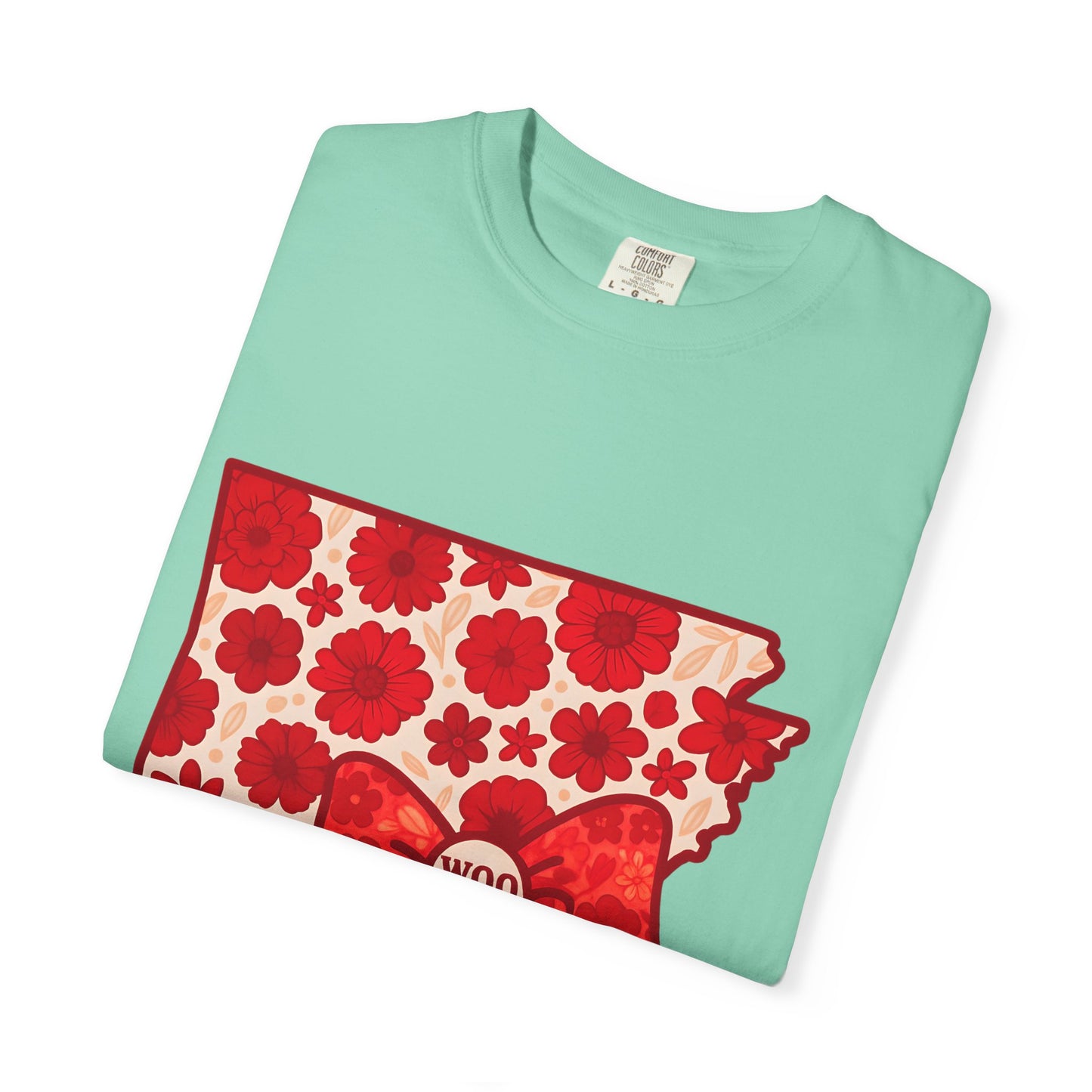 Arkansas Floral T-shirt - Women's & Men's Gift, Summer Tee, State Pride Shirt, Comfort Colors