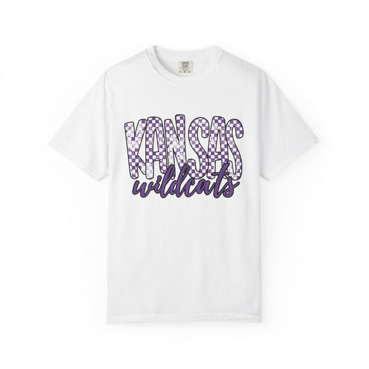 Kansas Wildcats Garment-Dyed T-Shirt | Unisex College Apparel
