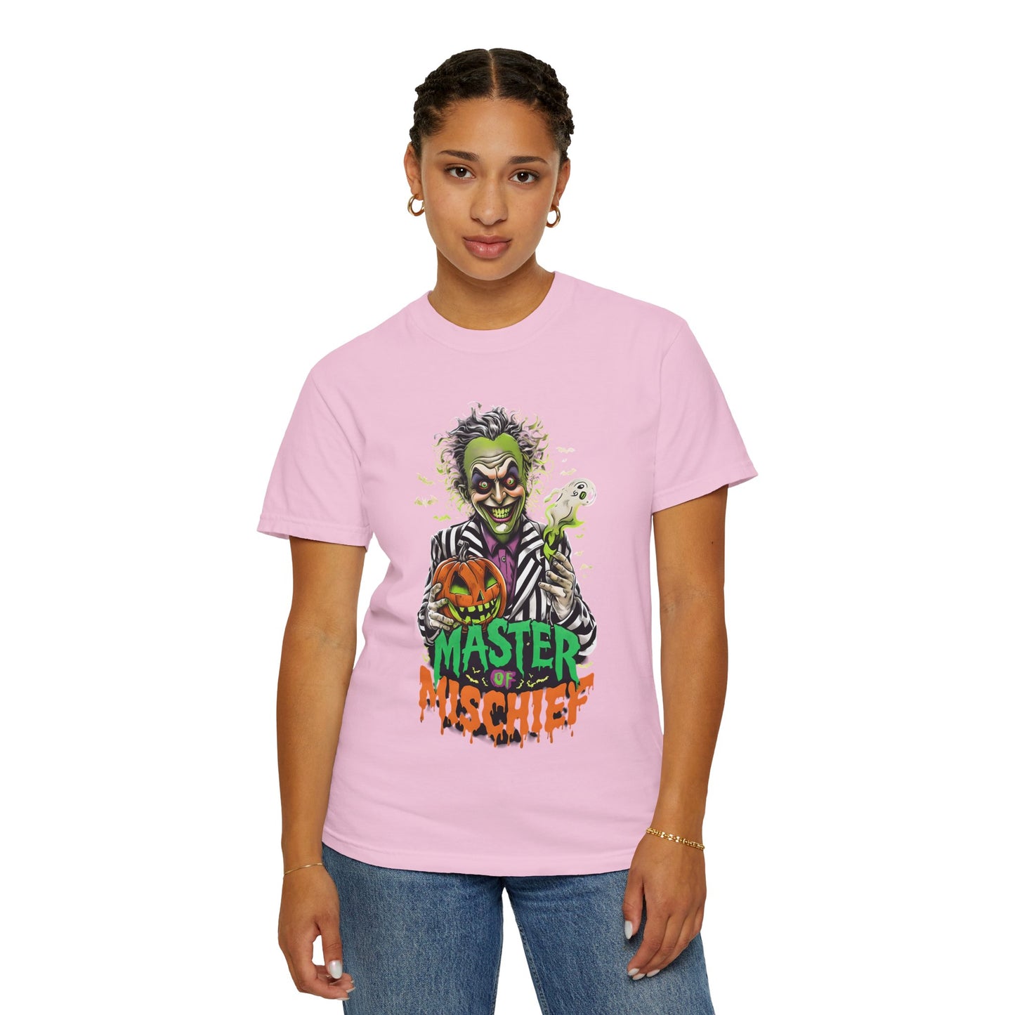 Master of Mischief Unisex T-Shirt, Halloween Party Shirt, Costume Tee, Spooky Gift, Fall Apparel, Graphic Tee