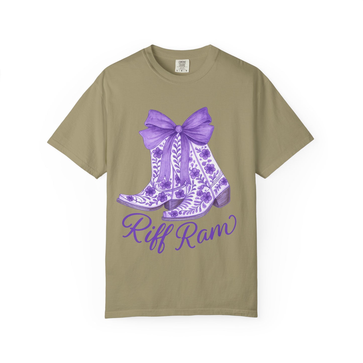 Purple Cowboy Boots T-Shirt | Western Style Tee, Festival Wear, Country Music Shirt, Gift for Horse Lovers, Casual Chic