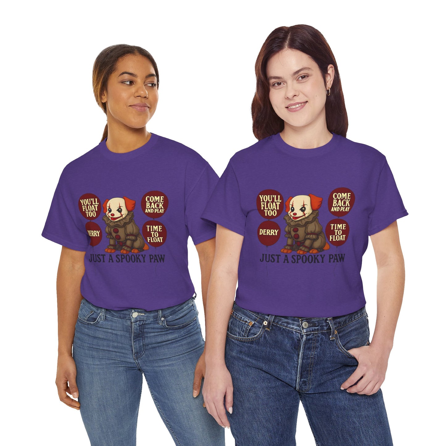 Spooky Dog Tee Clown Pup Pennywise