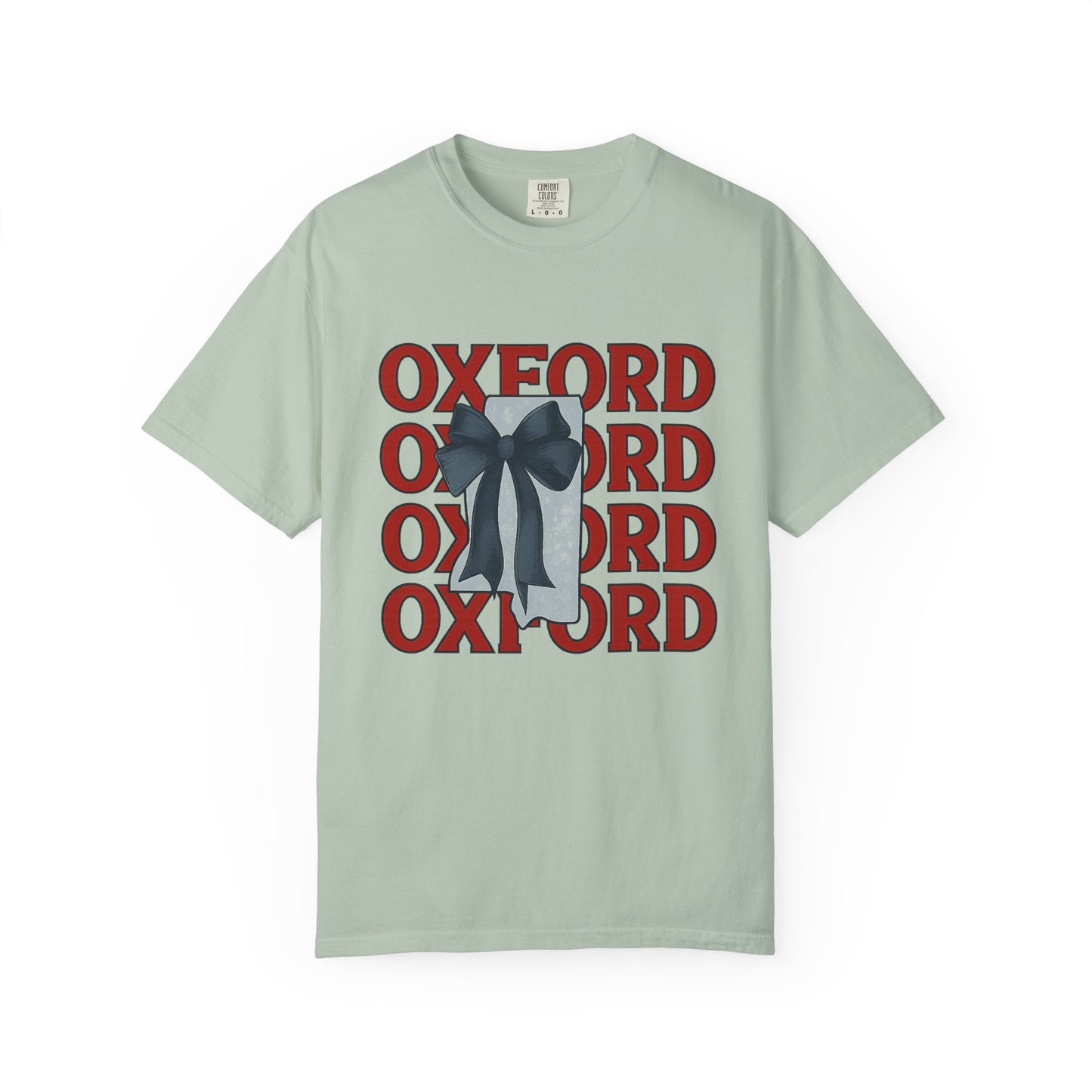 Oxford Bow Graphic Tee, Casual Unisex T-shirt, Gift for Students, College Apparel, Trendy Fashion Top, Birthday Gift
