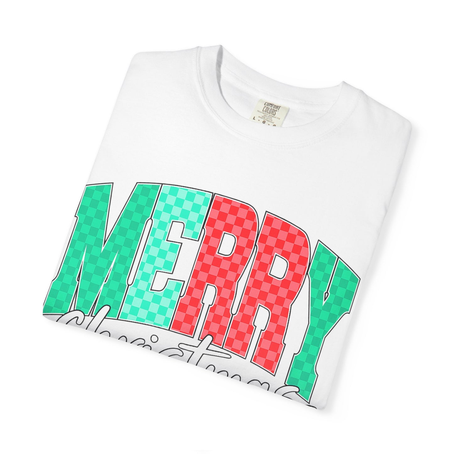 Merry Christmas Unisex Garment-Dyed T-Shirt
