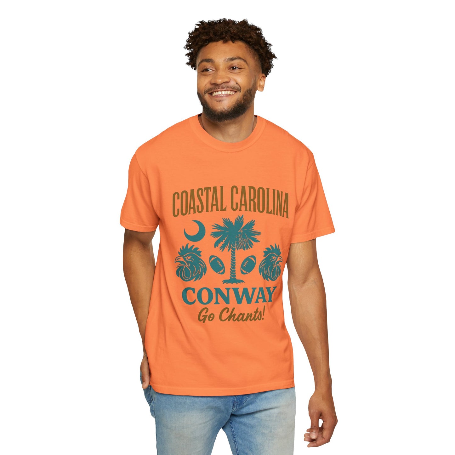 Go Chants T-Shirt, Unisex Garment-Dyed Tee, Beachwear, College Apparel, Summer Vibes