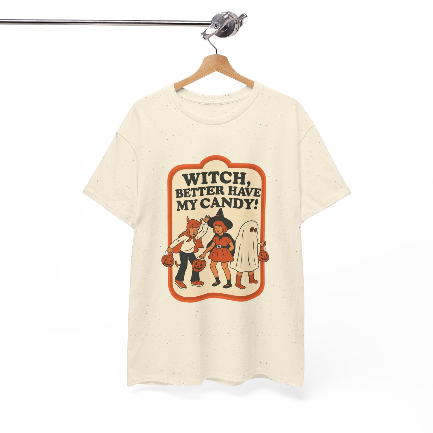 Halloween Witch Candy Tee - Unisex Cotton Shirt