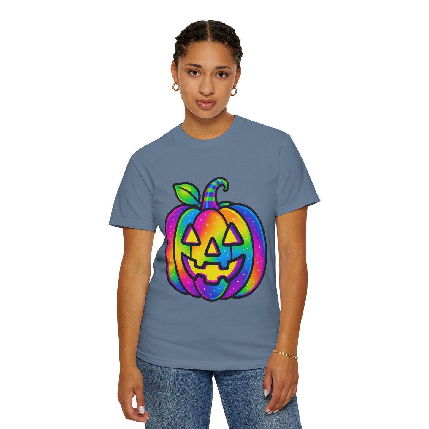 Colorful Pumpkin T-shirt for Halloween