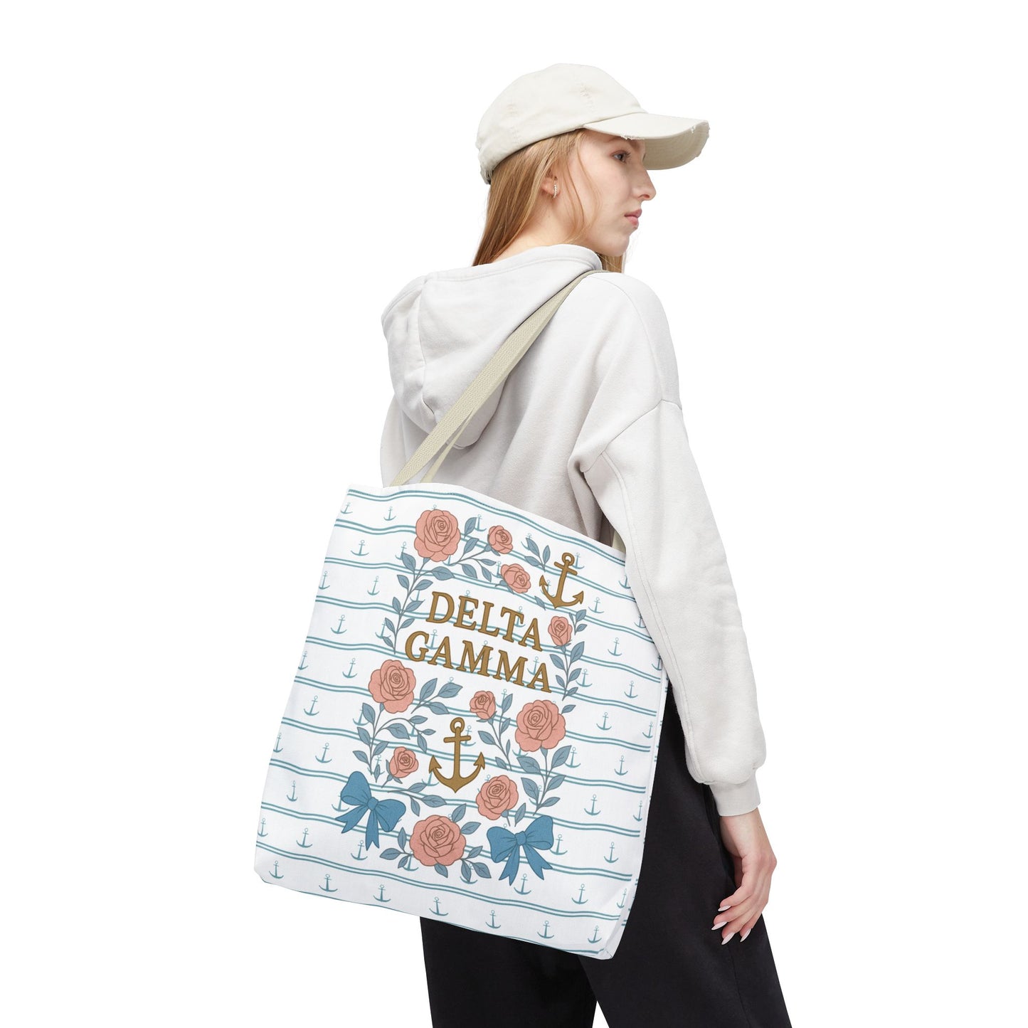 Floral Tote Bag - Delta Gamma Sisterhood Gift