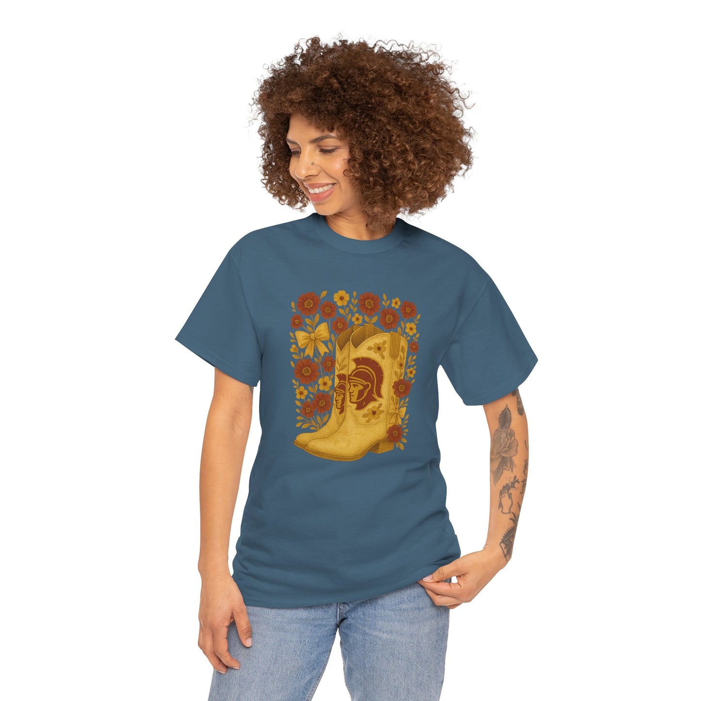 Trojans Cowboy Boot Tee