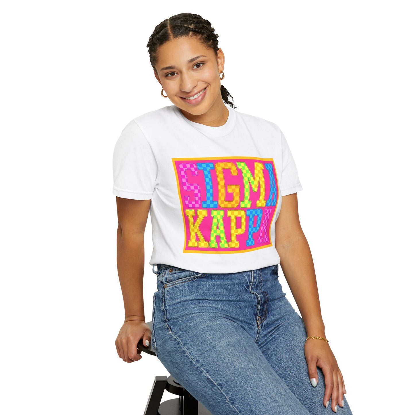 Colorful Sigma Kappa T-Shirt | Sorority Apparel