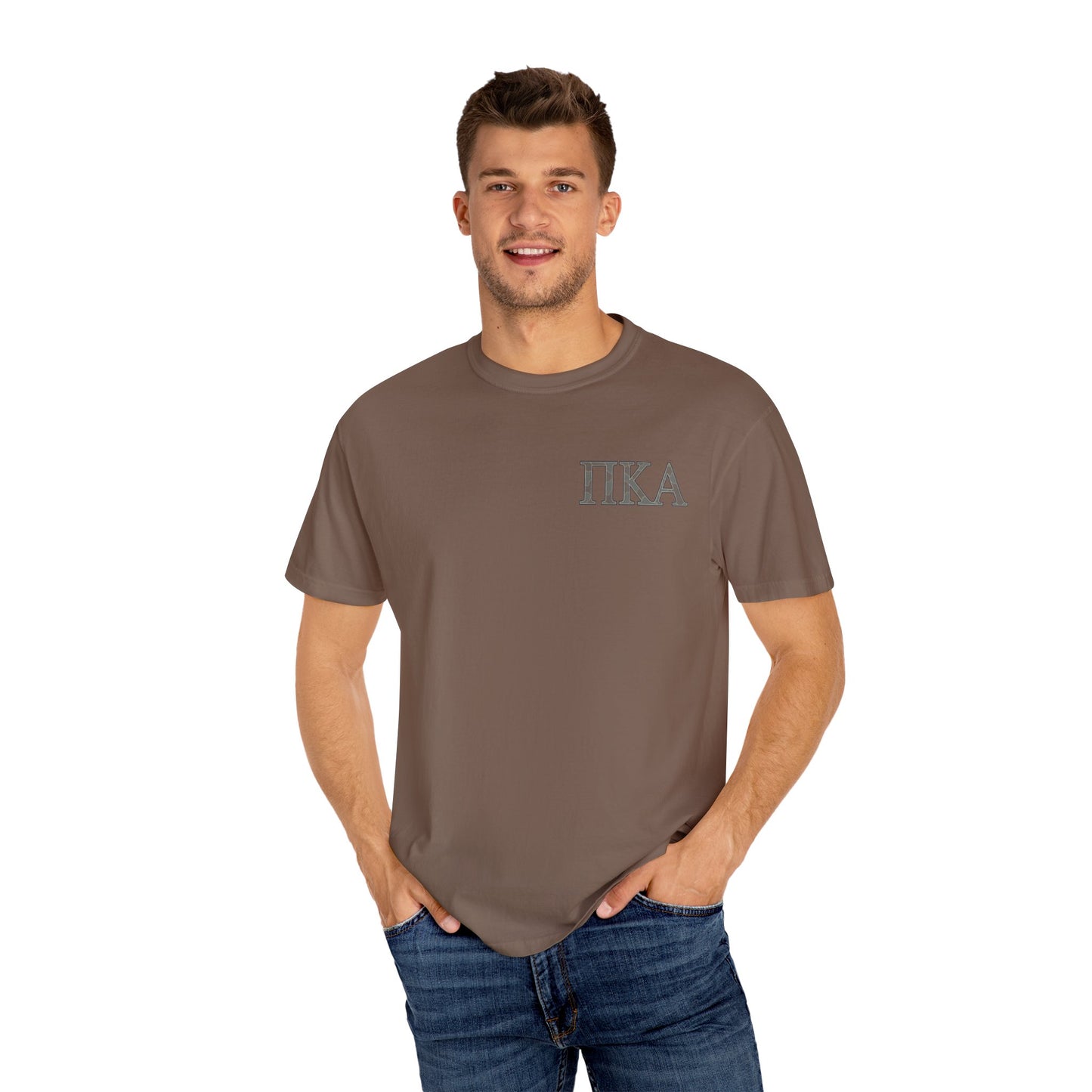 PiKappaAlpha Camouflage T-Shirt | Unisex Garment-Dyed Tee | Casual Wear, Greek Life Apparel, College Gifts, Brotherhood Shirt, Event [...]