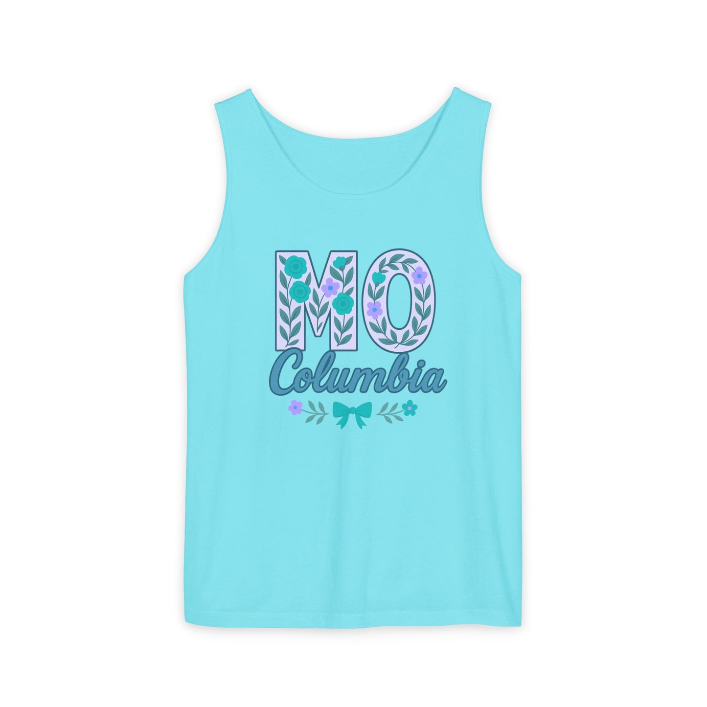 Missouri State Pride Tank Top, Unisex Summer Shirt, Columbia MO Graphic Tee, Comfort Colors, Graduation Gift