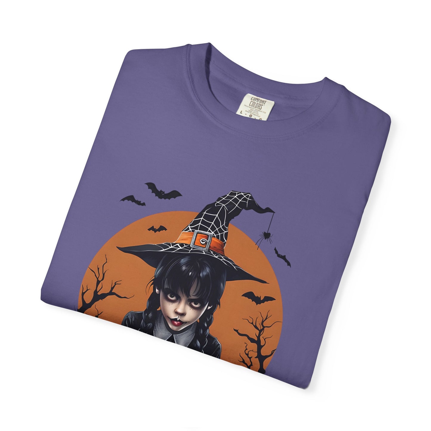 Halloween Witch Graphic Tee, Spooky Unisex T-Shirt, Pumpkin Halloween Costume, Fall Festive Apparel, Witchy Shirt for October