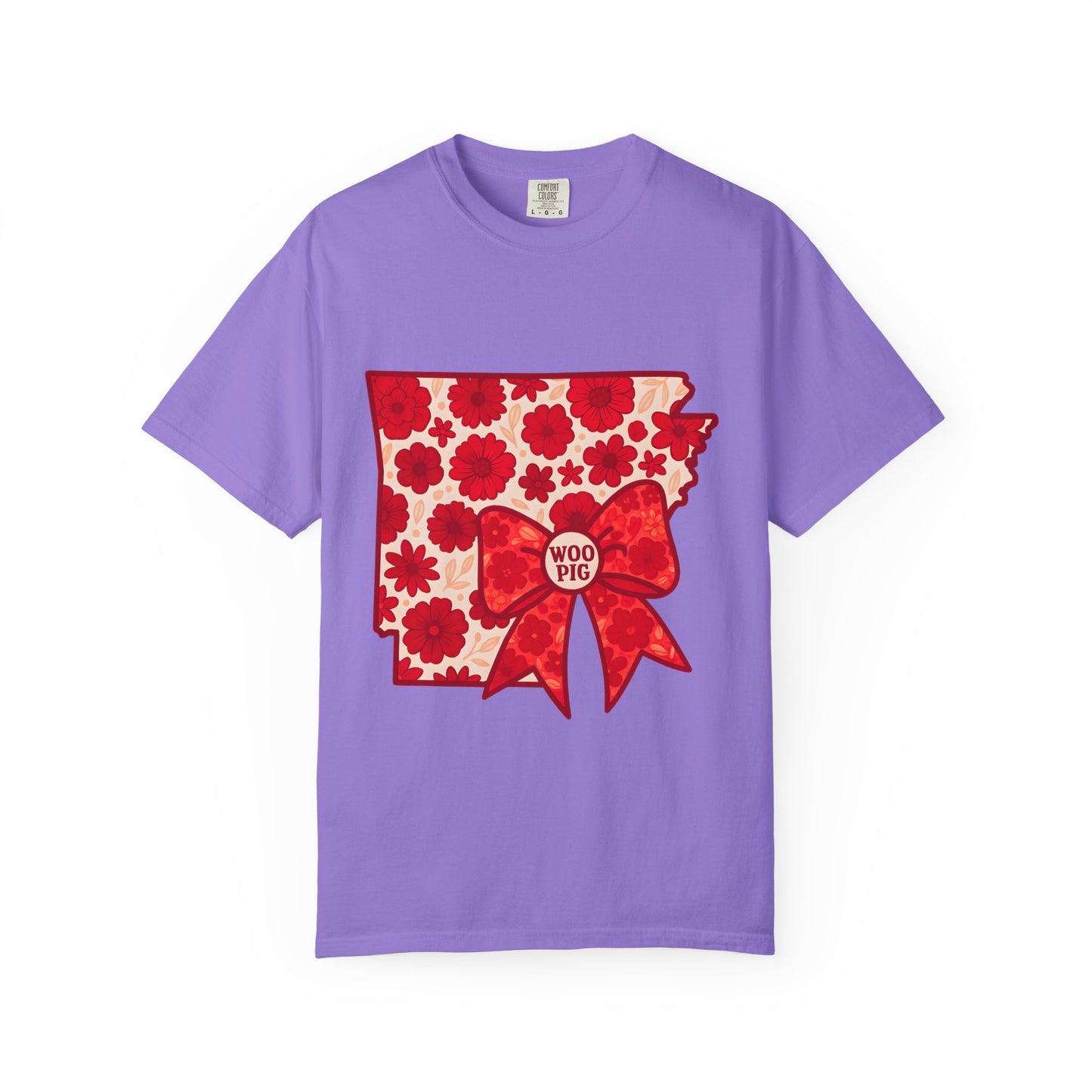 Arkansas Floral T-shirt - Women's & Men's Gift, Summer Tee, State Pride Shirt, Comfort Colors