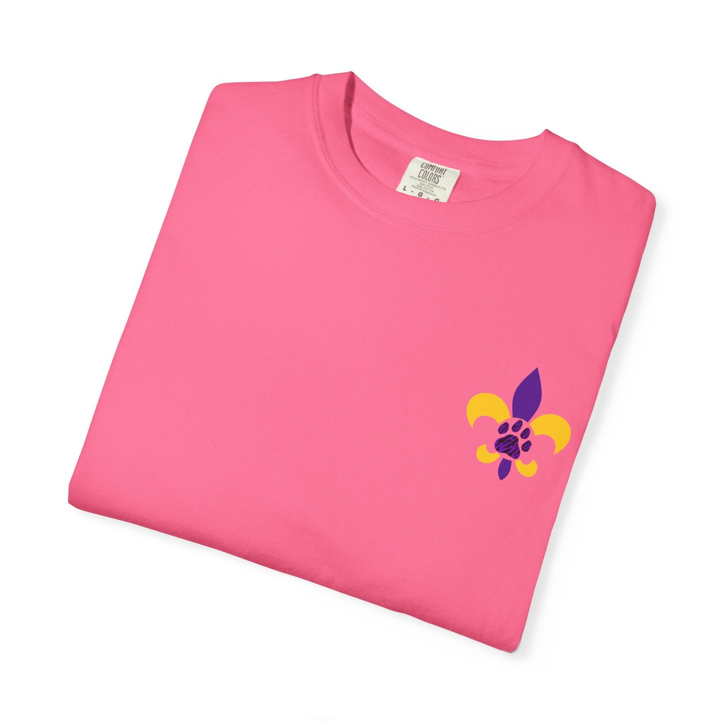 Baton Rouge Spirit T-Shirt - Unisex Garment-Dyed Tee for Game Day, College Football, Mardi Gras, Team Pride, Casual Wear