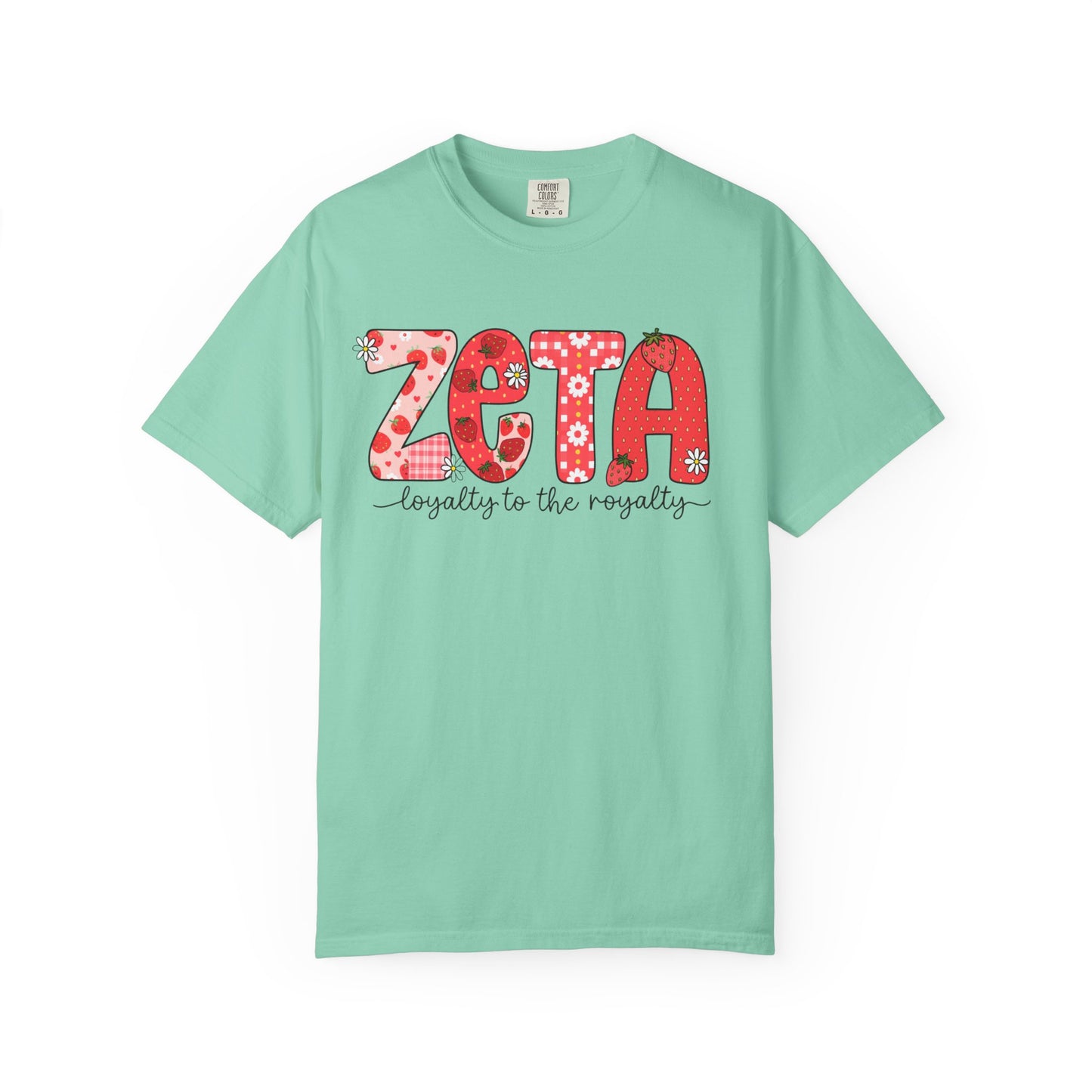 ZTALoyalty T-Shirt, Unisex Garment-Dyed Tee, Perfect for Sorority Events, Greek Life Apparel, Custom Festive Shirt, Everyday Casual Wear