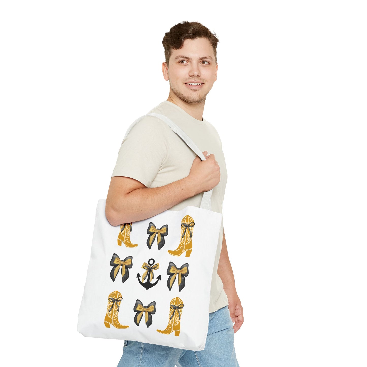 TN Vandy Game Day Tote Bag, Fashion Tote Bag, Perfect for Shopping, Nashville TN, Anchor Down, College Student Gift, Graduation Gift