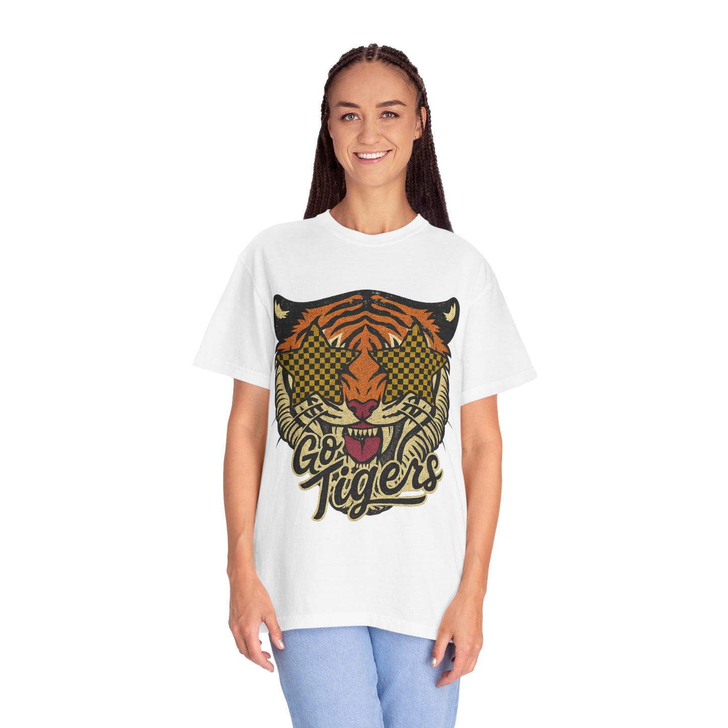Bold Tiger Graphic Unisex T-Shirt - Go Tigers Design for Missouri Lovers