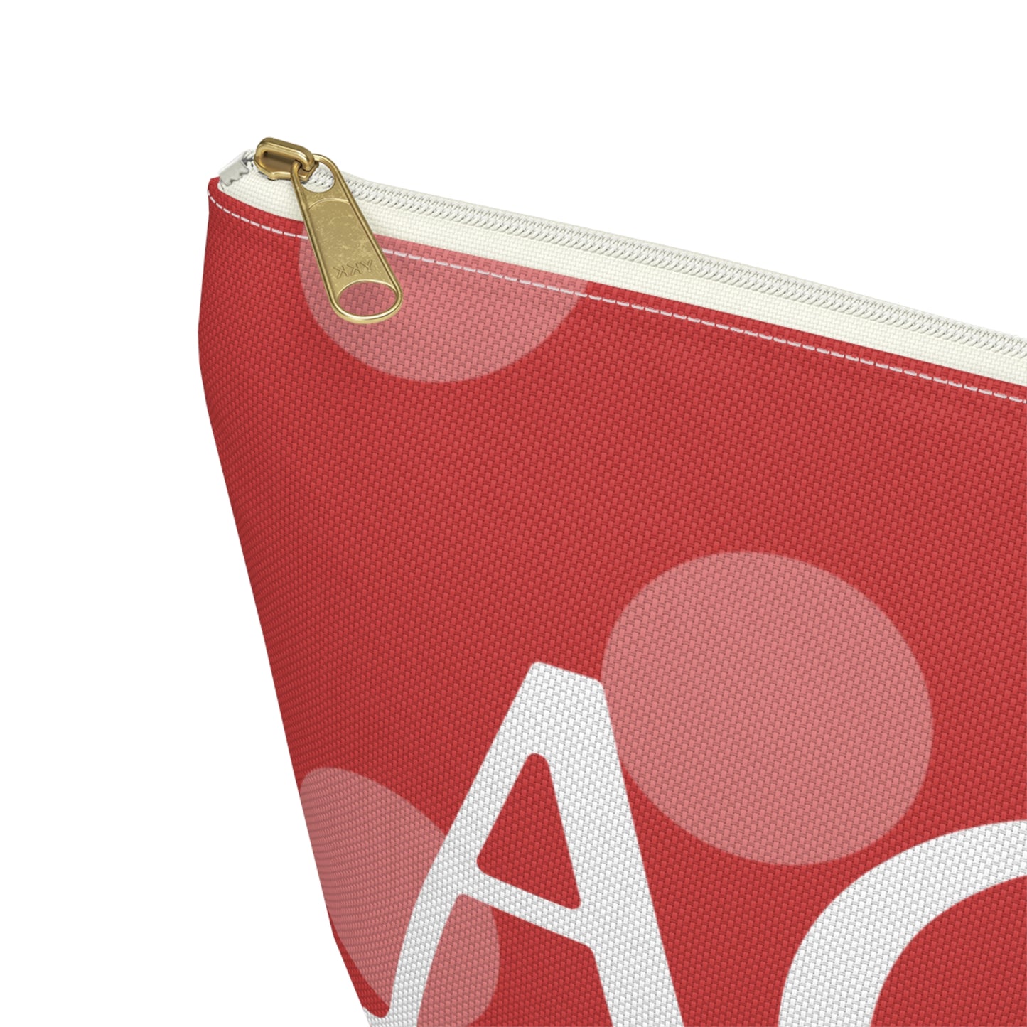 AOPI Chic Accessory Pouch, Personalized Makeup Bag, Fun Pencil Case, Stylish Travel Organizer, Unique Gift Idea, Sorority or College Essentials