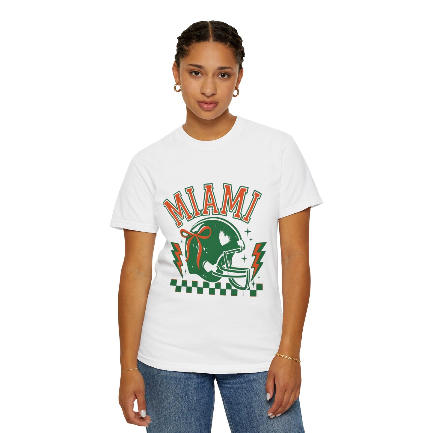 Miami Football Garment-Dyed T-Shirt