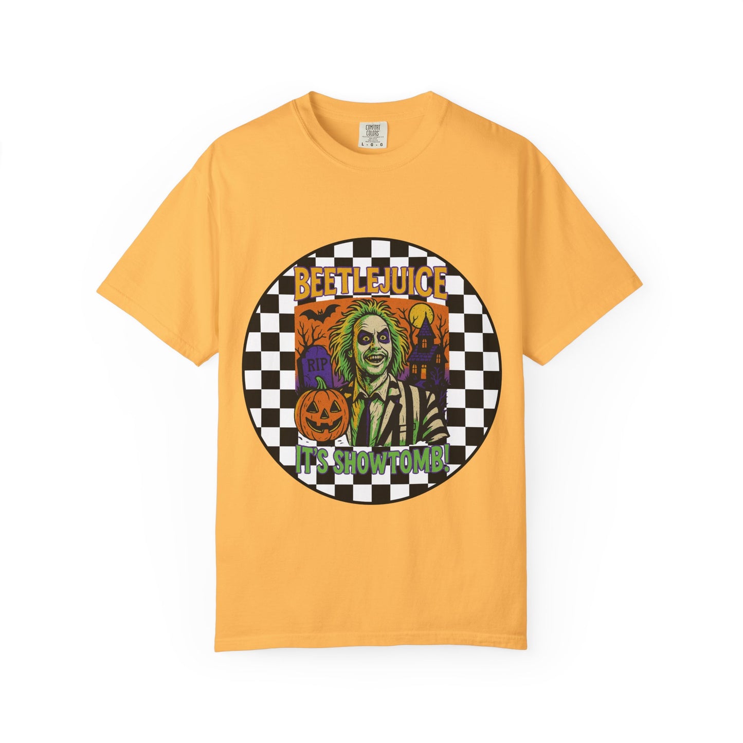 Beetlejuice Unisex T-shirt, Spooky Graphic Tee, Halloween Costume Shirt, Movie Fan Apparel, Eerie Clothing Gift