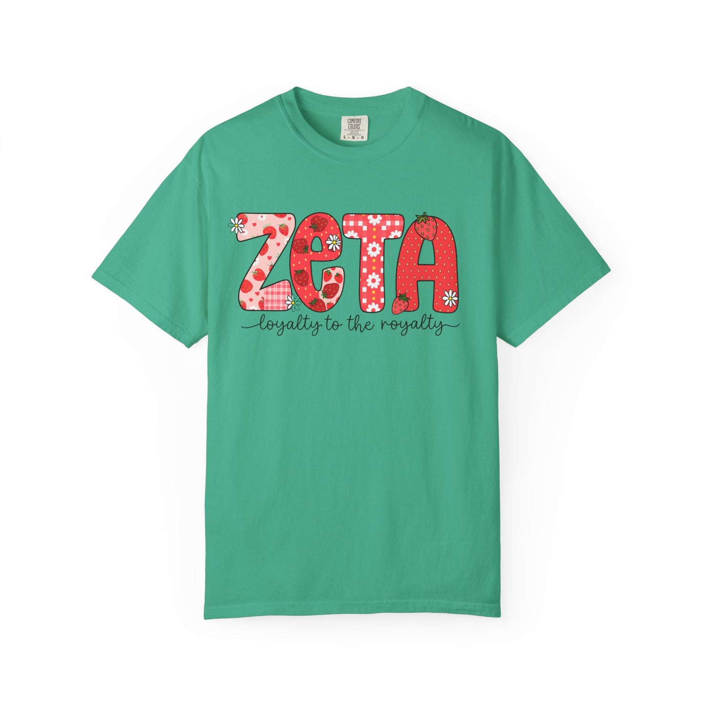 ZTALoyalty T-Shirt, Unisex Garment-Dyed Tee, Perfect for Sorority Events, Greek Life Apparel, Custom Festive Shirt, Everyday Casual Wear