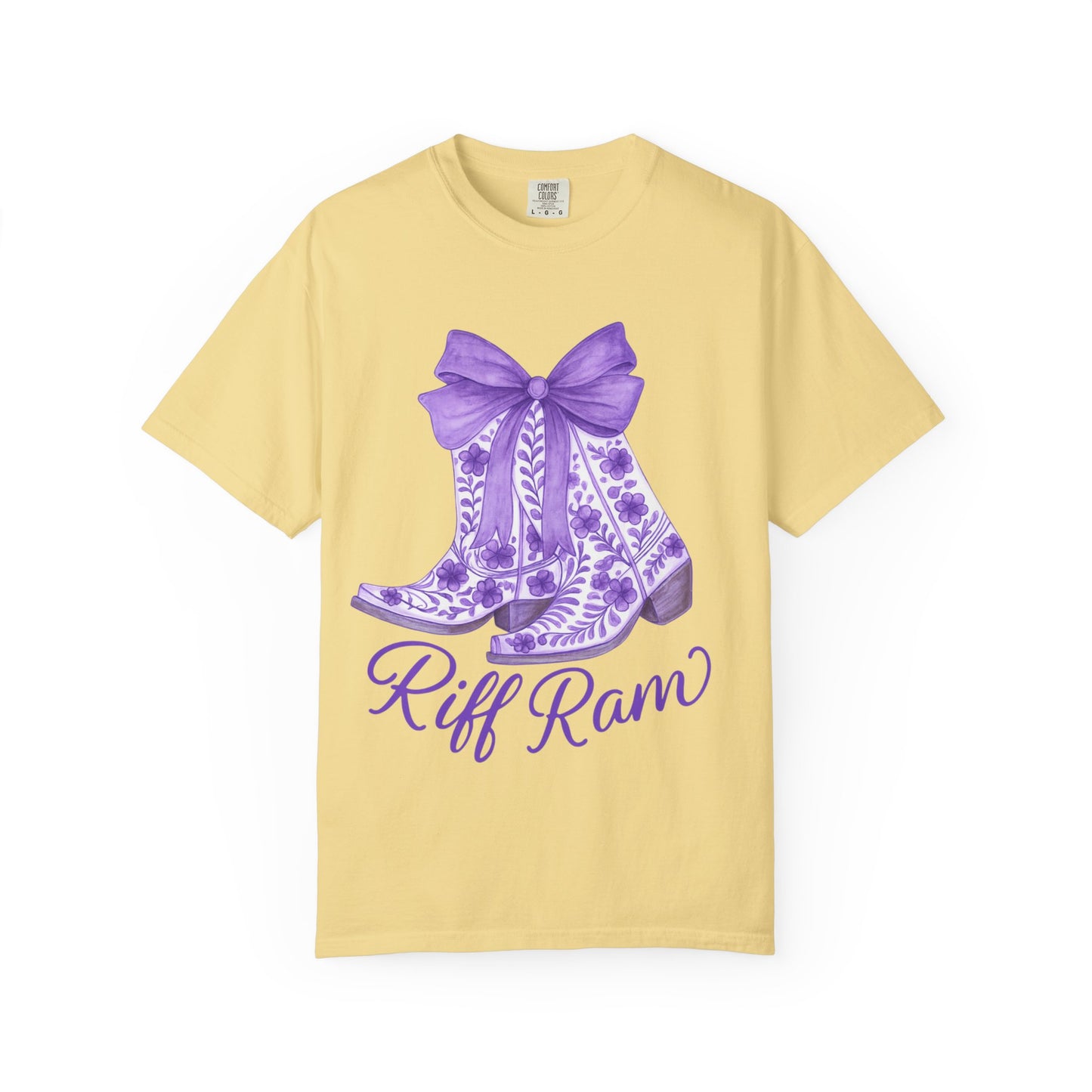 Purple Cowboy Boots T-Shirt | Western Style Tee, Festival Wear, Country Music Shirt, Gift for Horse Lovers, Casual Chic