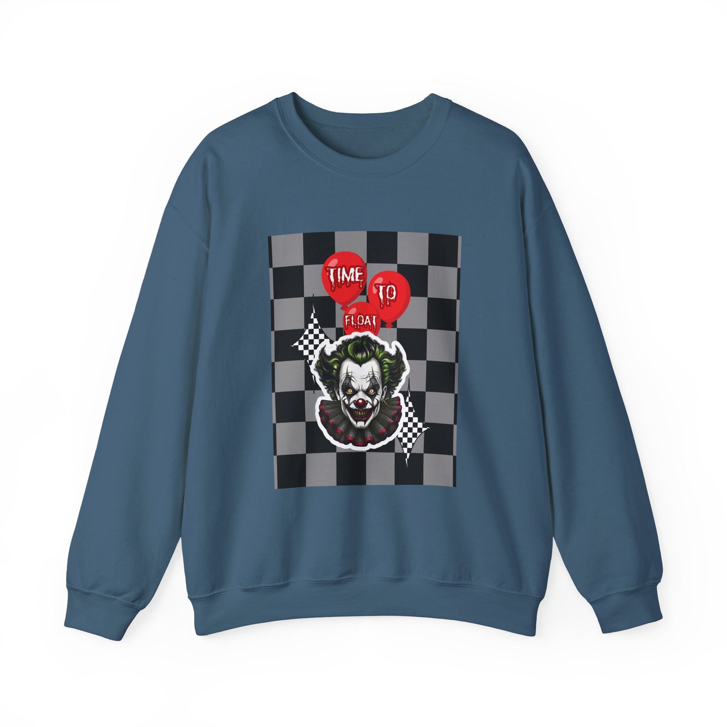 Horror Fan Crewneck Sweatshirt - Time To Float, Love It Or Leave It