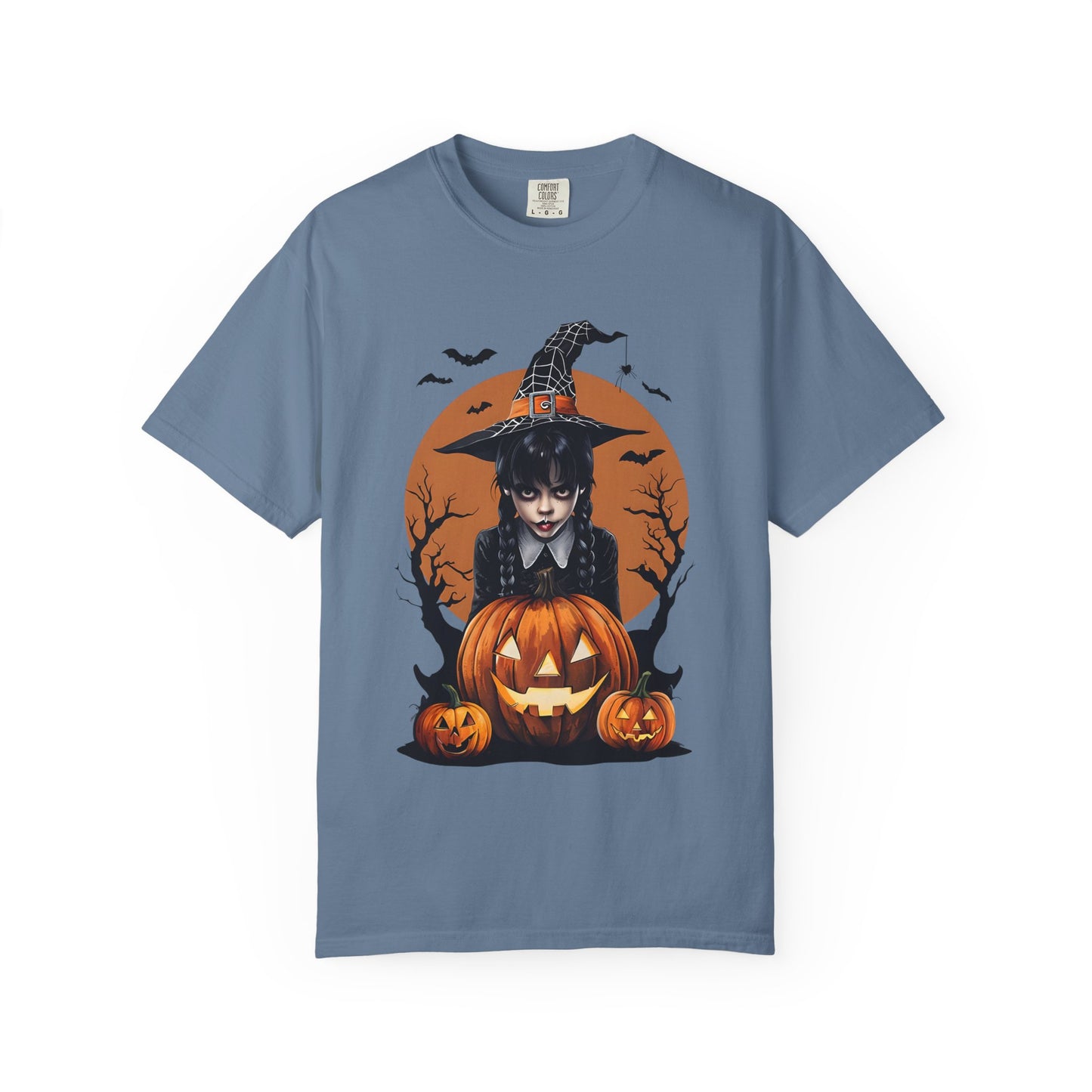 Halloween Witch Graphic Tee, Spooky Unisex T-Shirt, Pumpkin Halloween Costume, Fall Festive Apparel, Witchy Shirt for October