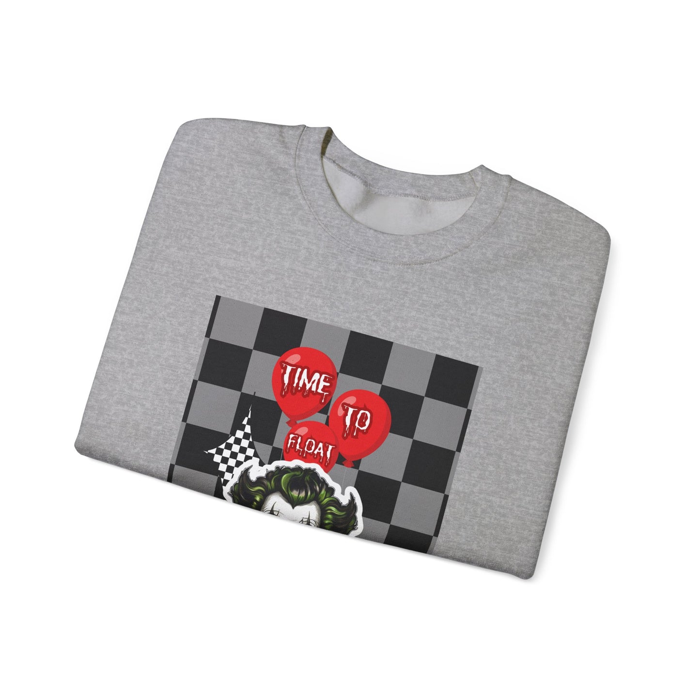 Horror Fan Crewneck Sweatshirt - Time To Float, Love It Or Leave It