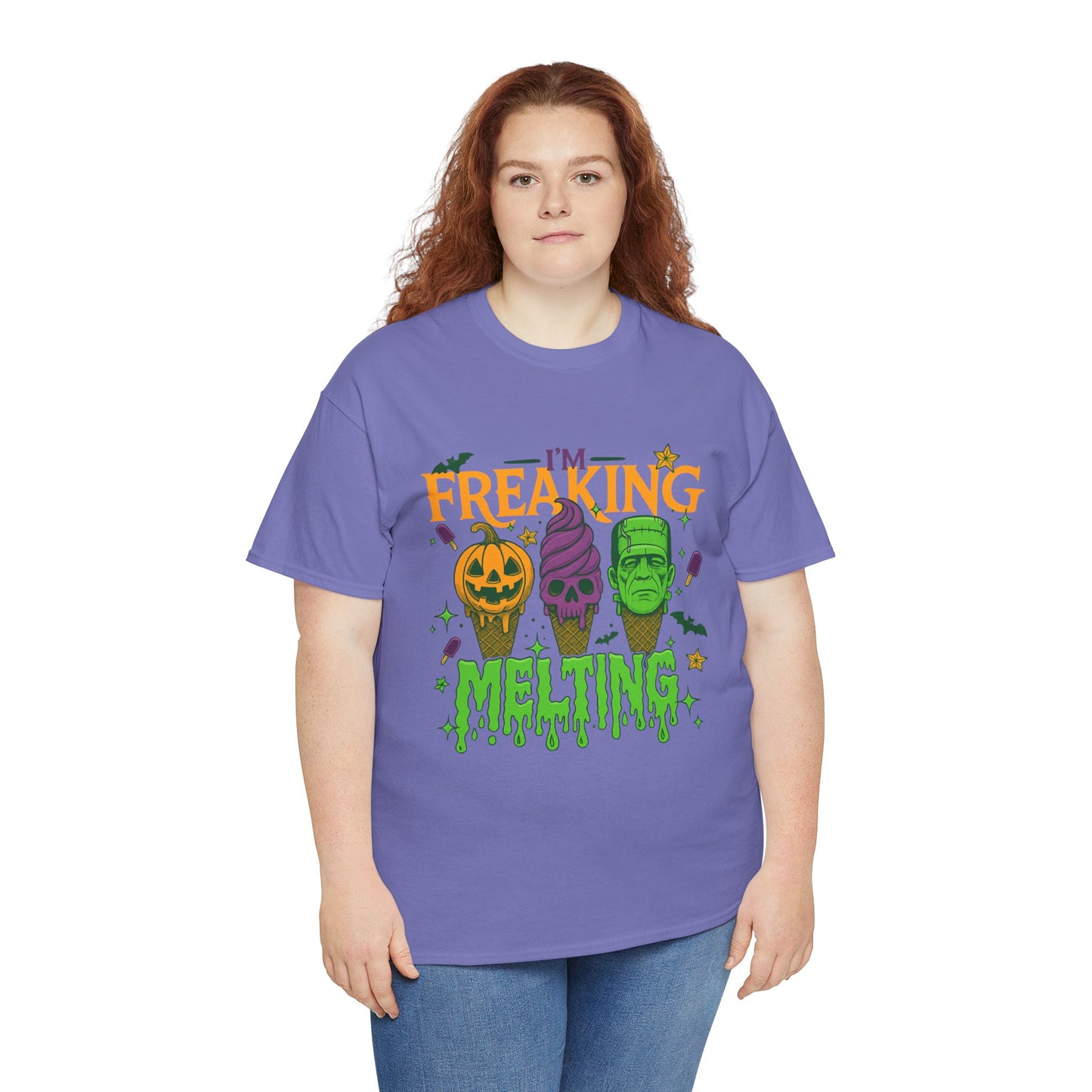 Halloween Unisex Heavy Cotton Tee, Fun Fall Shirt, Halloween Costume Top, Spooky Party Tee, Trick or Treat Apparel