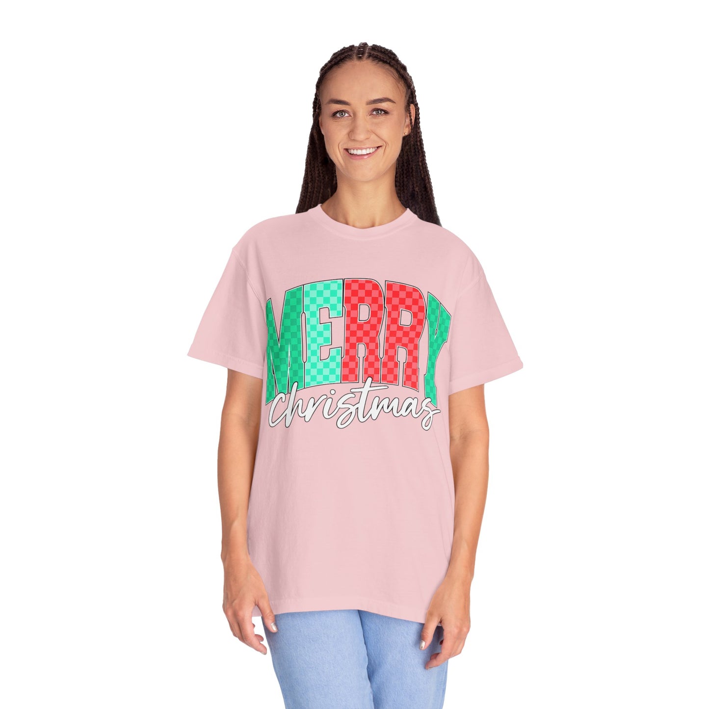 Merry Christmas Unisex Garment-Dyed T-Shirt