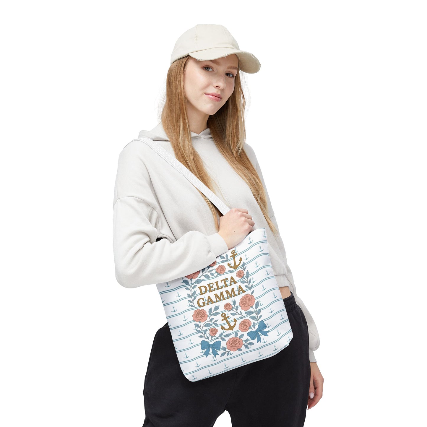 Floral Tote Bag - Delta Gamma Sisterhood Gift