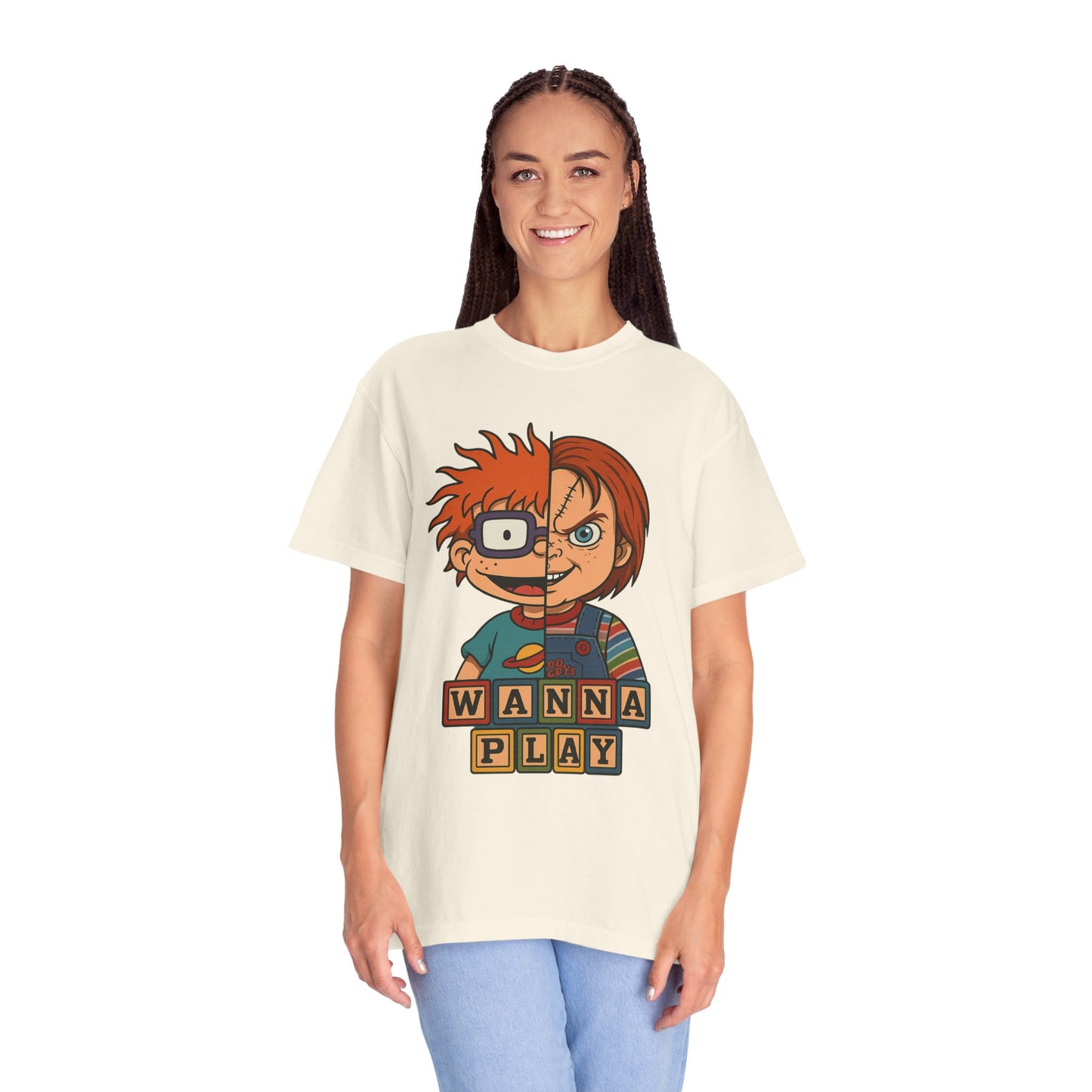 Two Faced Halloween Chucky-Inspired Unisex T-Shirt