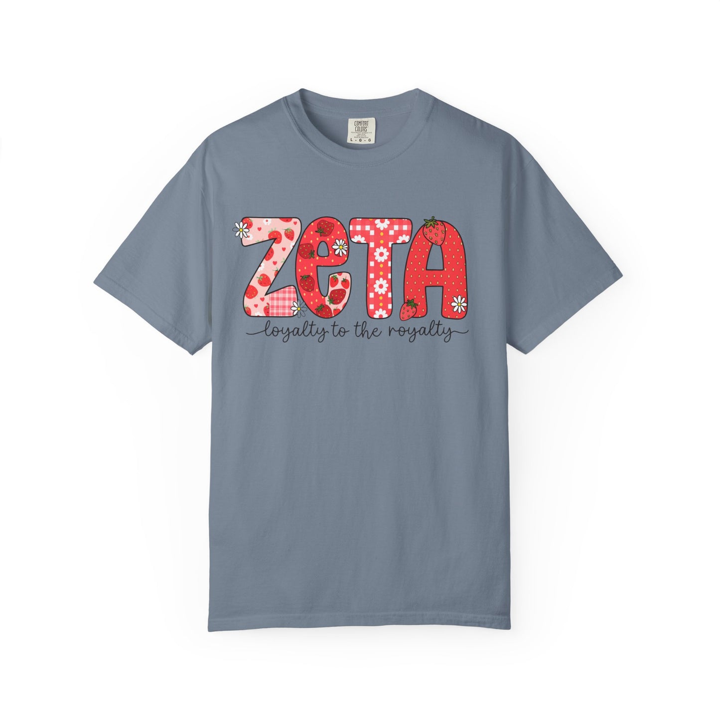 ZTALoyalty T-Shirt, Unisex Garment-Dyed Tee, Perfect for Sorority Events, Greek Life Apparel, Custom Festive Shirt, Everyday Casual Wear