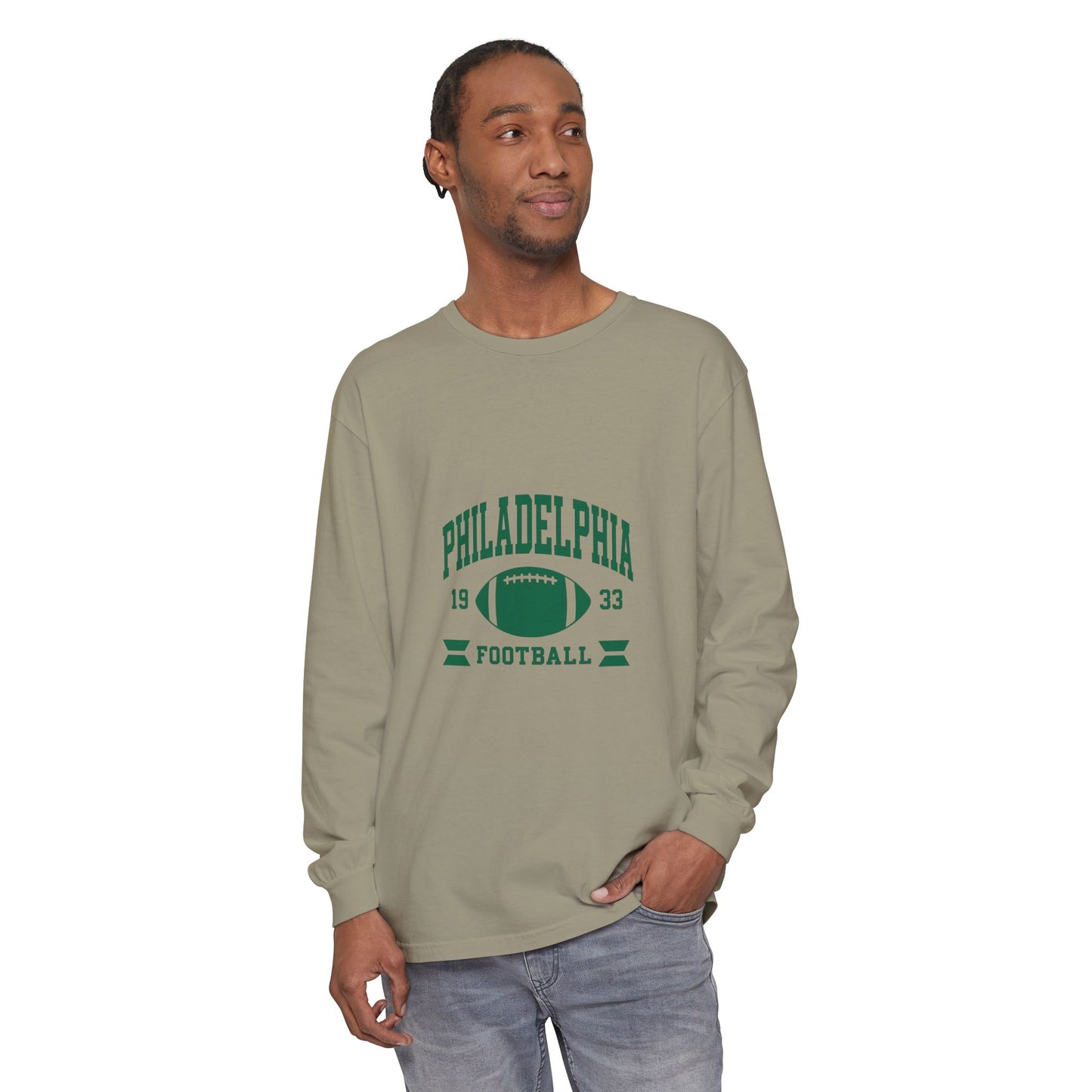 Vintage Philadelphia Football Long Sleeve T-Shirt