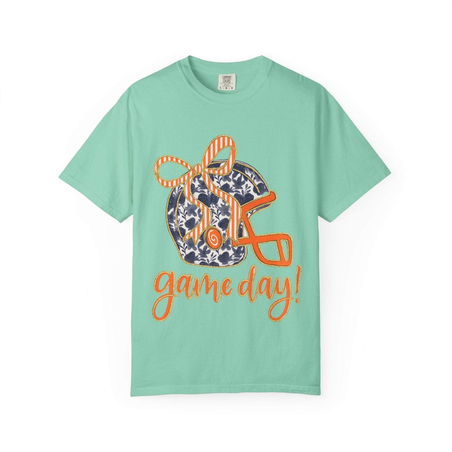 Game Day Coquette Style, Football Helmet T-Shirt | Unisex Sports Tee for Football Fans | Perfect for Tailgating, Game Everyday Wear
