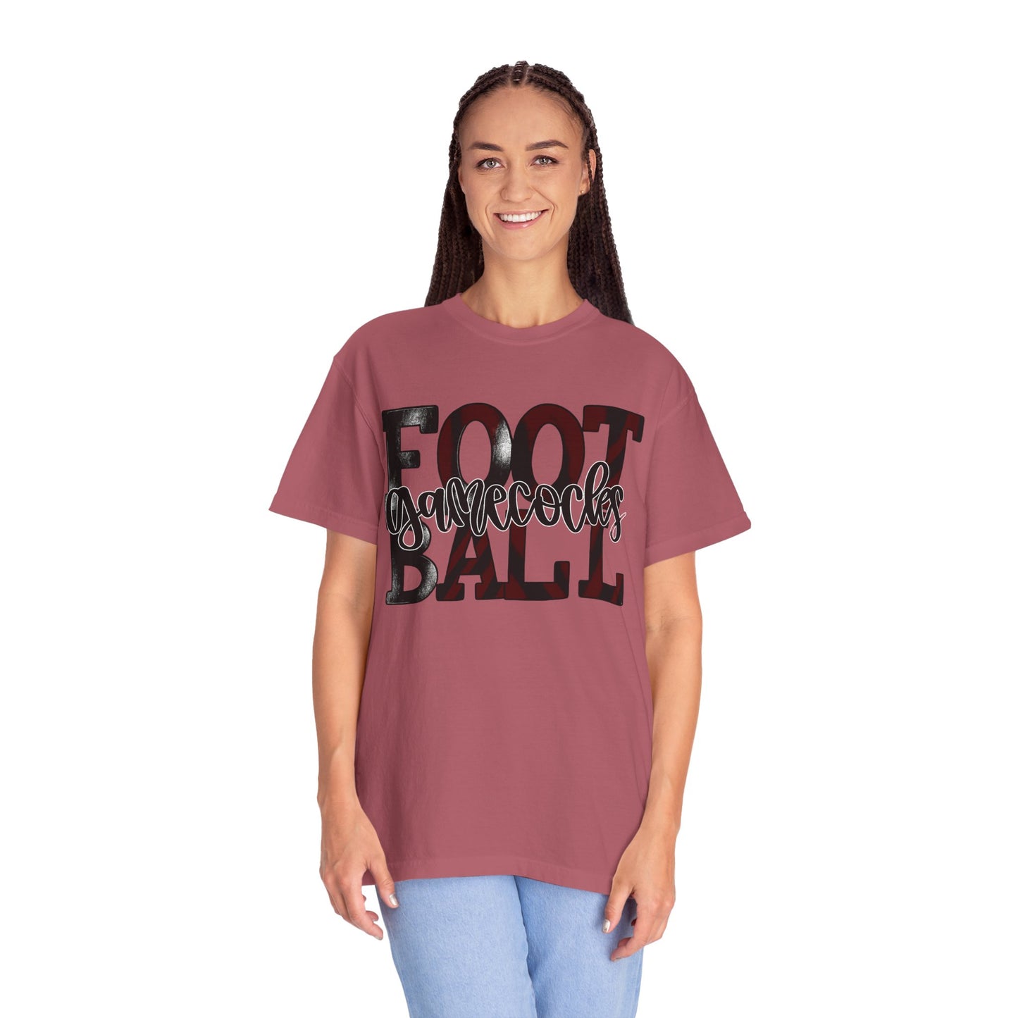 Game Day Football Tee - Unisex Garment-Dyed T-shirt for Fans