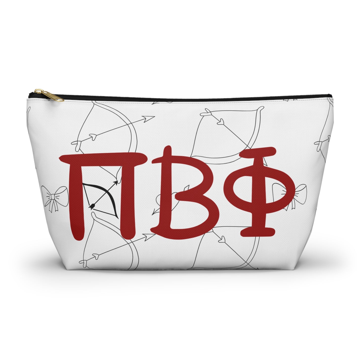 Pi Beta Phi Stylish Accessory Pouch, Personalized Cosmetic Bag, Ideal Gift for Friends, Perfect for School, Travel & Organization