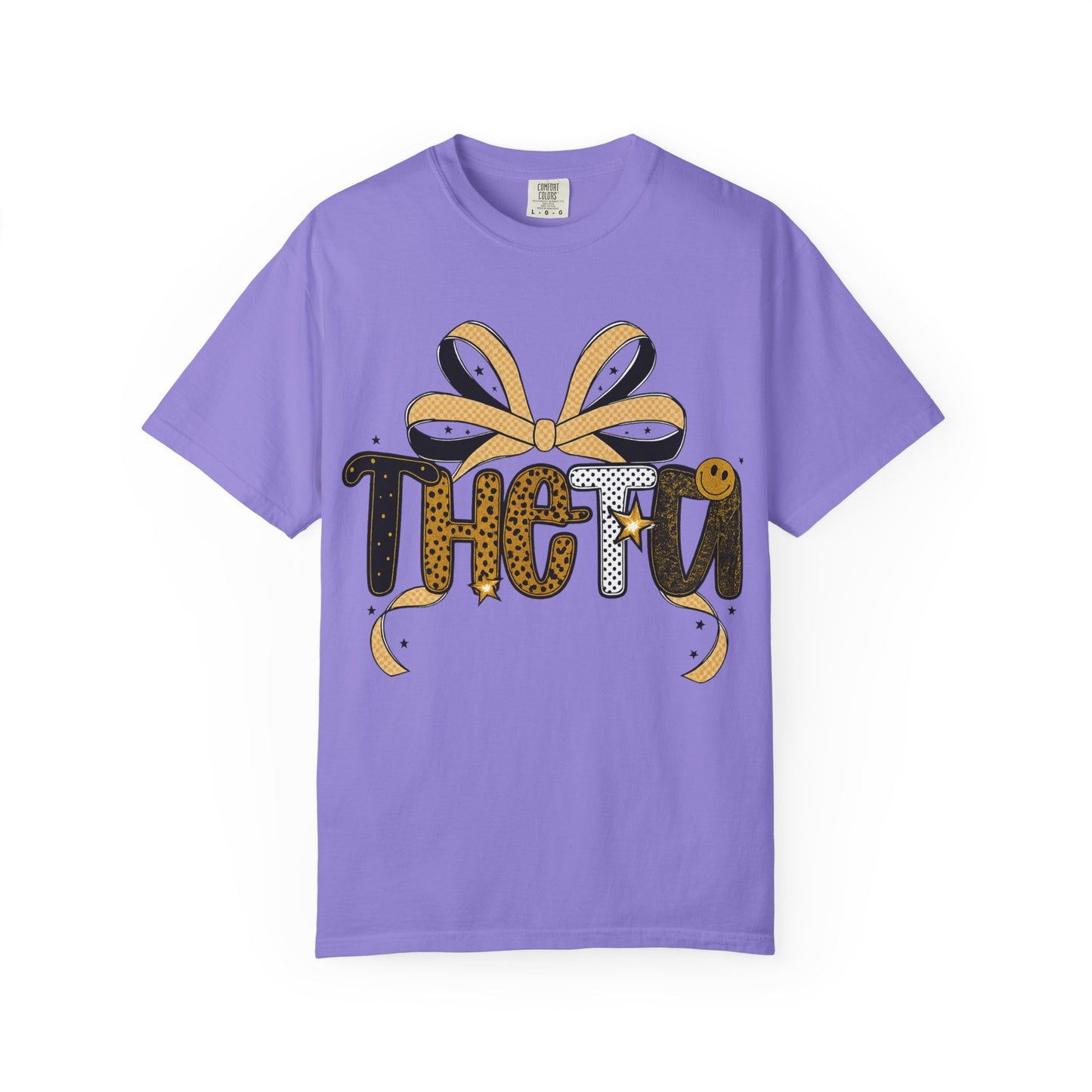 Theta Leopard Print Unisex T-shirt - Sisterhood Gift for Greek Life