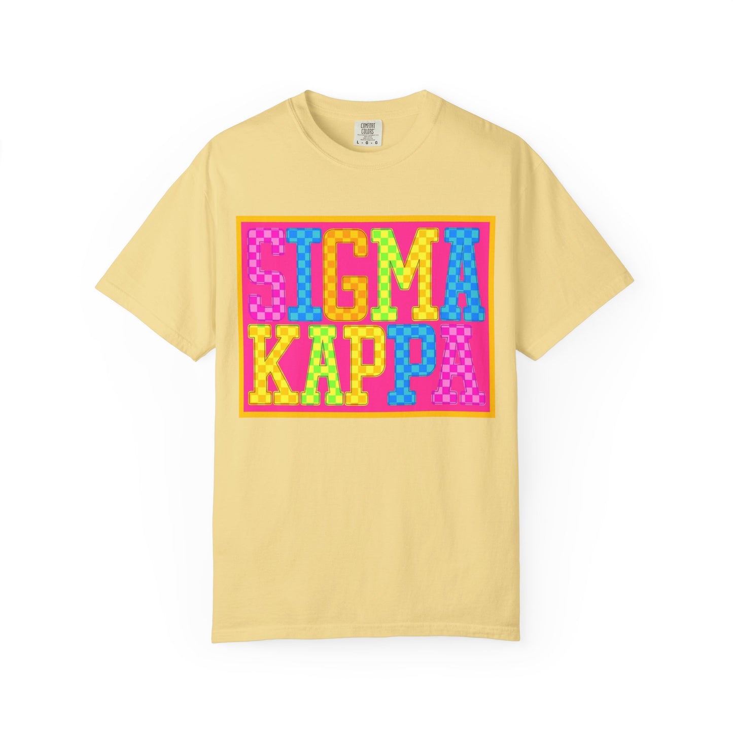 Colorful Sigma Kappa T-Shirt | Sorority Apparel
