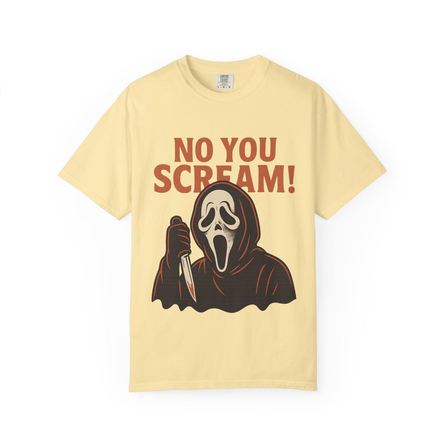 Unisex Horror-Themed T-shirt | Fun Scream Design for Halloween, Costume Parties, Movie Nights, Gift for Horror Fans