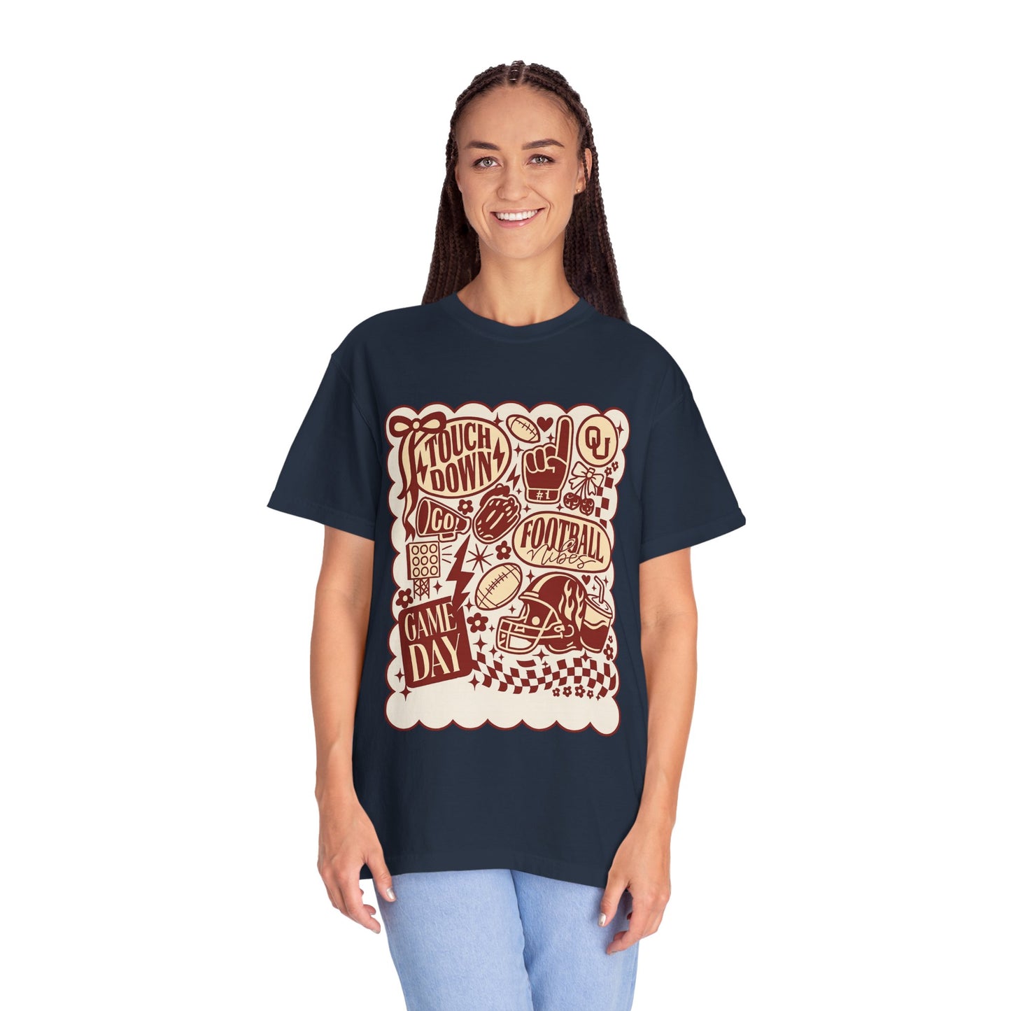 Touchdown Game Day Unisex T-shirt - Football Lover Tee, OkU Celebration