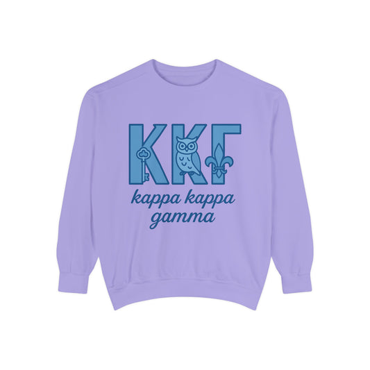 Kappa Kappa Gamma Sweatshirt, Sisterhood Gift, Comfort Colors