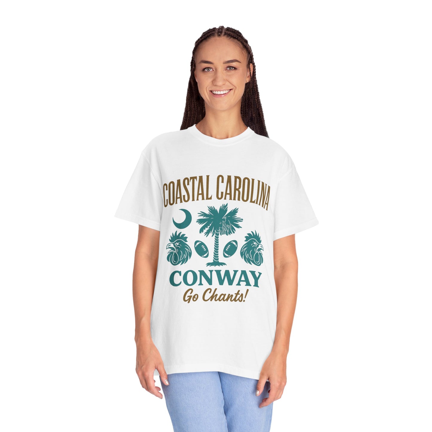 Go Chants T-Shirt, Unisex Garment-Dyed Tee, Beachwear, College Apparel, Summer Vibes